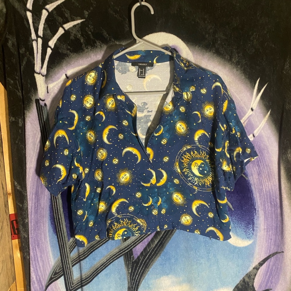 Forever21 Astrology Button Up